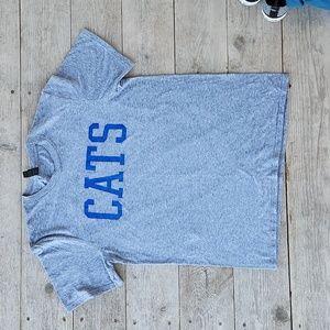Gray and Blue Kentucky Wildcats Cats Anvil Casual T-Shirt - Size Medium